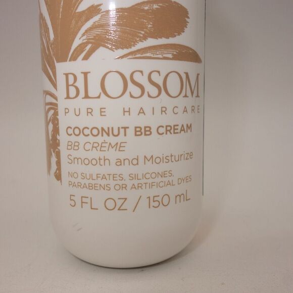 NEW Blossom Pure Haircare Coconut BB Cream Smooth & Moisturize 5 fl oz - Picture 2 of 6